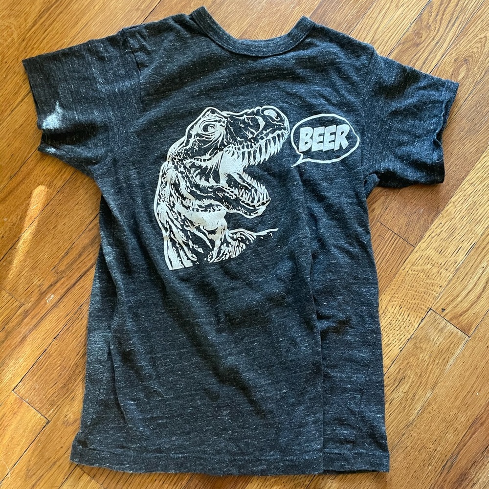Alternative earth Dinosaur beer t-shirt